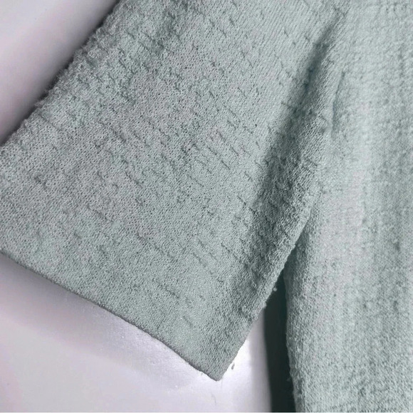 ST. JOHN Short Sleeve Embellished Sweater - Picture 5 of 11